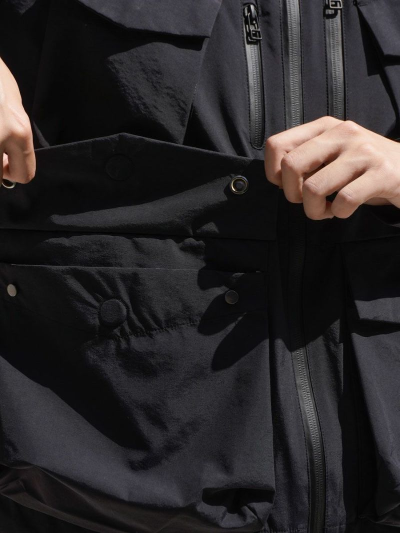 VENTILATION SHELL PARKA 3L[BLACK] | 1LDK (ワンエルディーケー