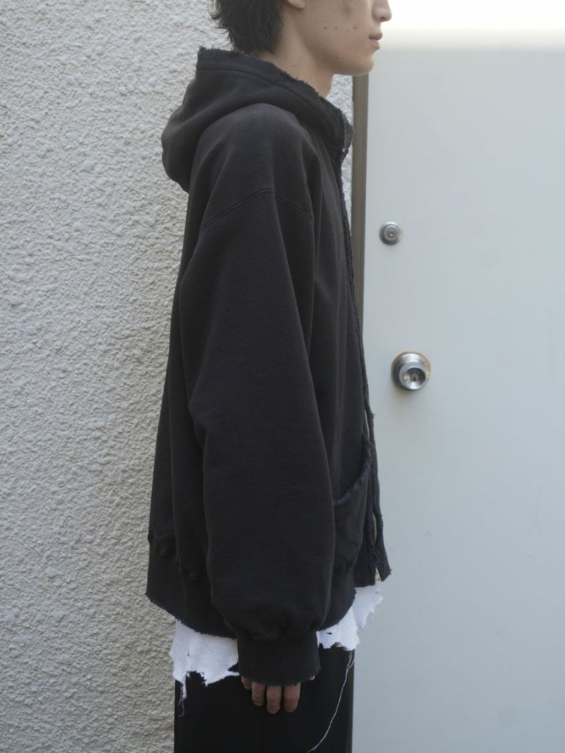 ZIP UP HOODIE[BLACK] | 1LDK (ワンエルディーケー) 公式サイト