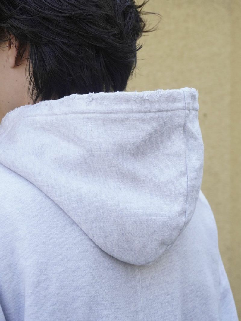 ZIP UP HOODIE[HEATHER WHITE] | 1LDK (ワンエルディーケー) 公式サイト