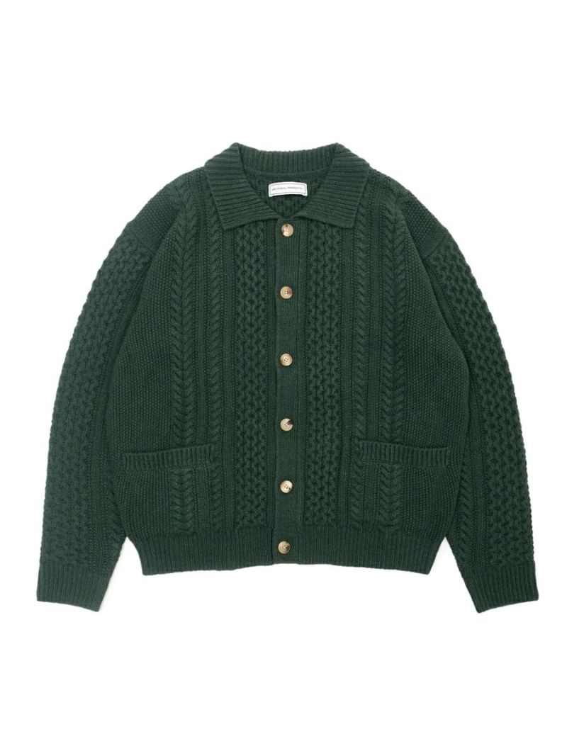 ALAN KNIT CARDIGAN[GREEN] | 1LDK (ワンエルディーケー) 公式サイト