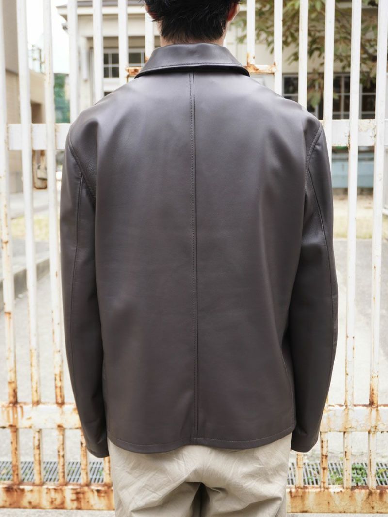 TAILORED LEATHER JACKET[BROWN] | 1LDK (ワンエルディーケー) 公式サイト