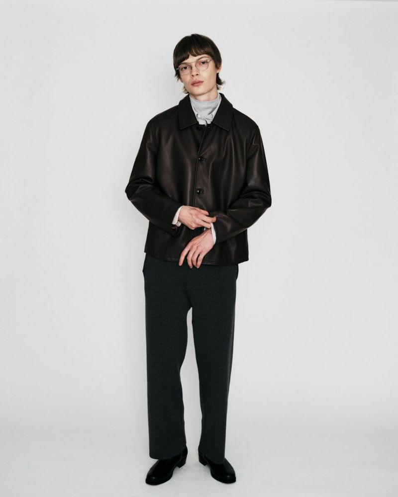 TAILORED LEATHER JACKET[BROWN] | 1LDK (ワンエルディーケー) 公式サイト