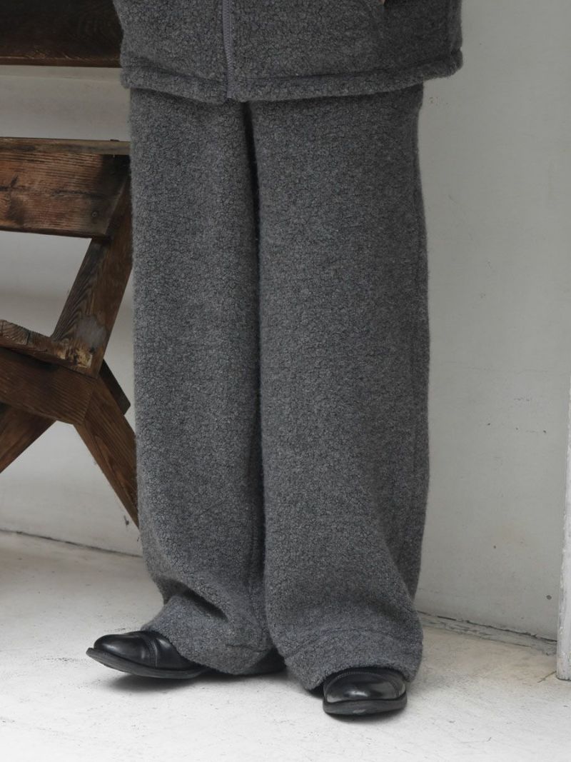 WOOL FLEECE PANTS[GRAY] | 1LDK (ワンエルディーケー) 公式サイト