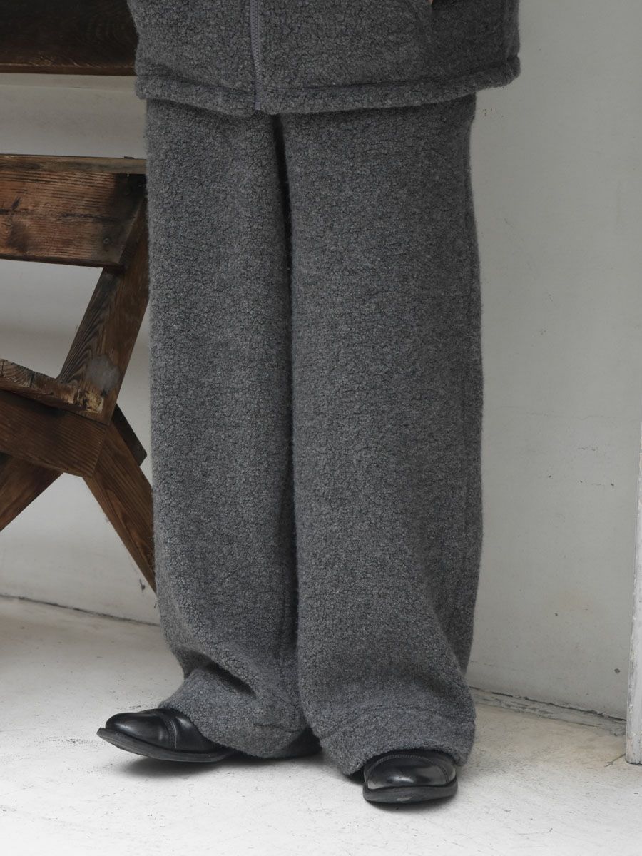 WOOL FLEECE PANTS[GRAY] | 1LDK (ワンエルディーケー) 公式サイト