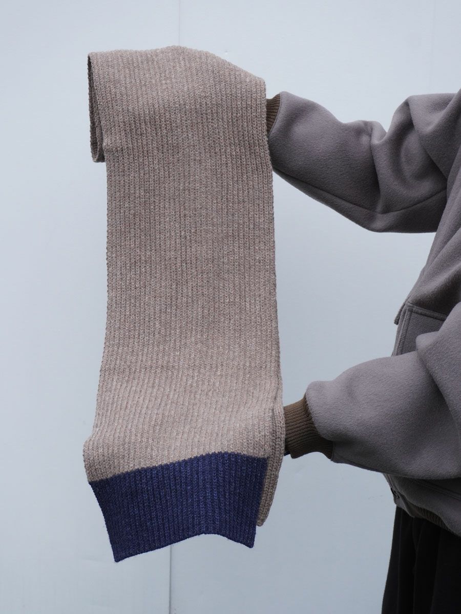WARREN SCOTT KNIT SCARF[L.BROWN] | 1LDK (ワンエルディーケー) 公式