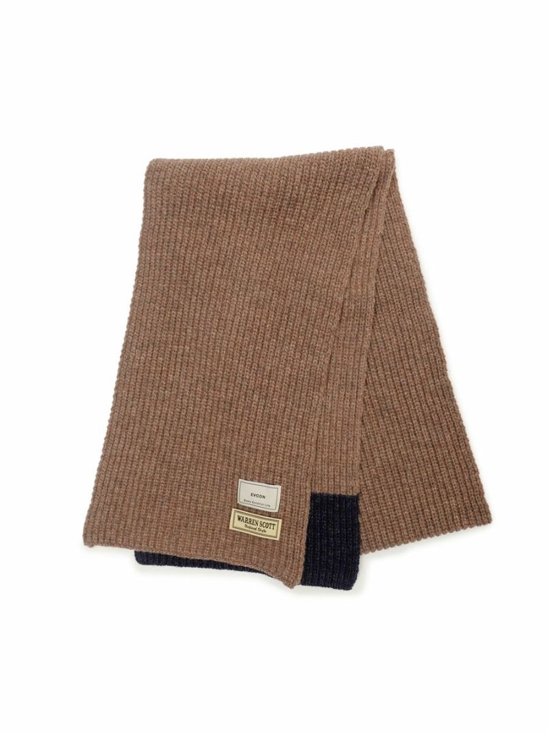 WARREN SCOTT KNIT SCARF[L.BROWN] | 1LDK (ワンエルディーケー) 公式