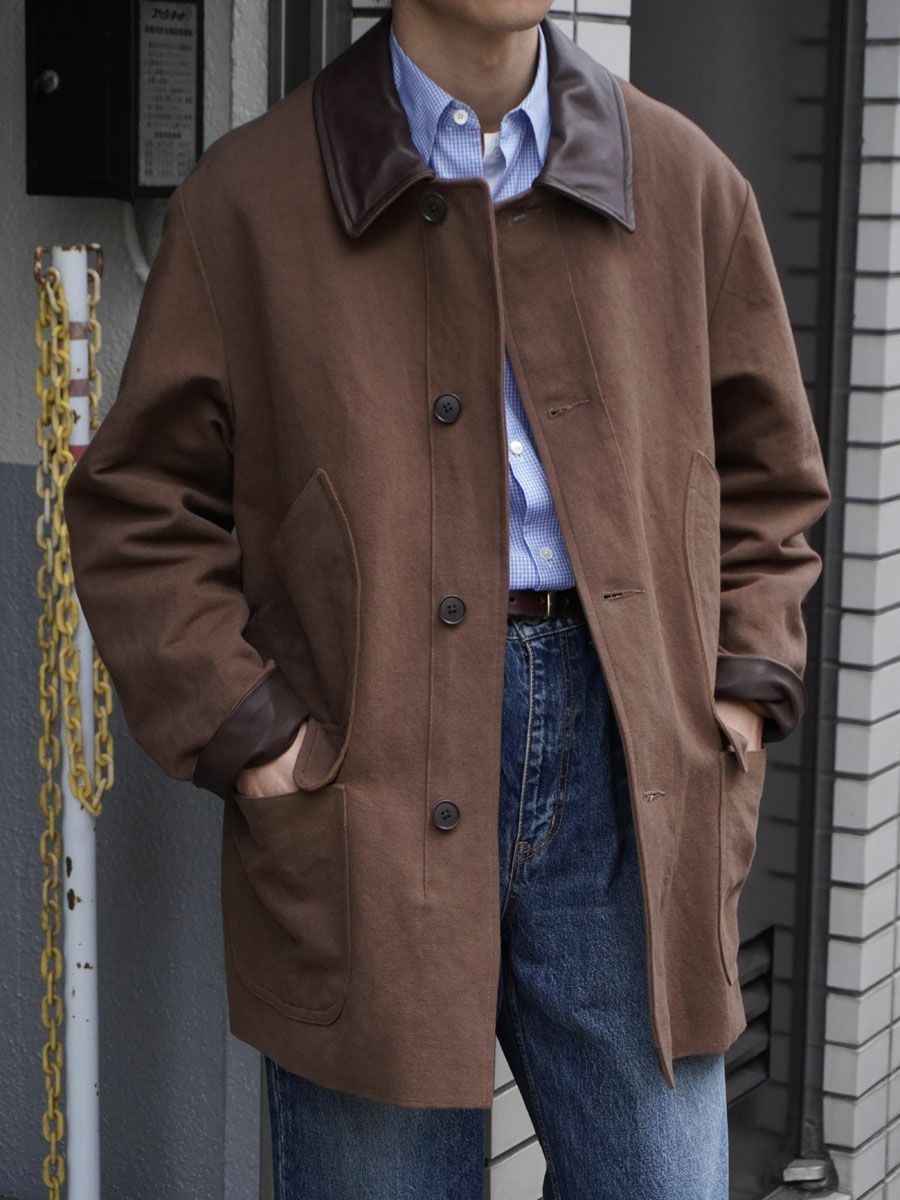 Cotton Hemp Work Coat[KAKISHIBU] | 1LDK (ワンエルディーケー) 公式