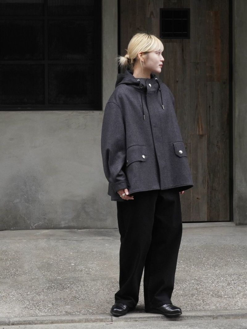 M-64 FRENCH A-LINE SHORT PARKA[CHARCOAL GRAY] | 1LDK (ワンエル