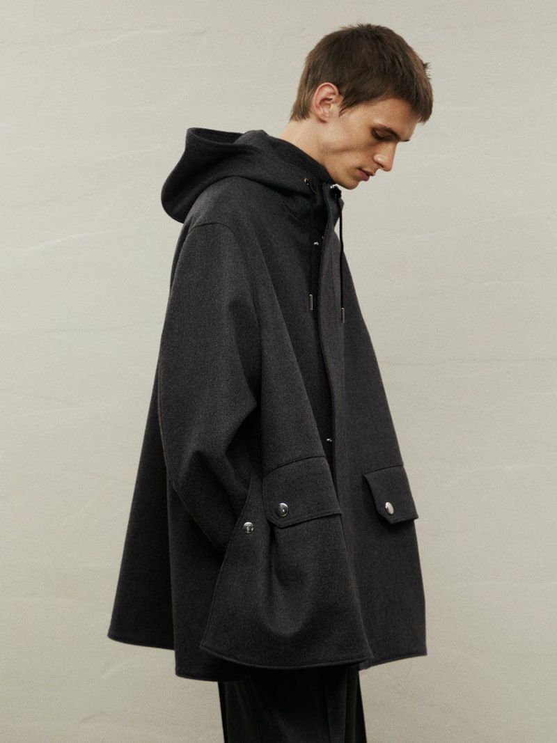 M-64 FRENCH A-LINE PARKA[CHARCOAL GRAY] | 1LDK (ワンエルディーケー