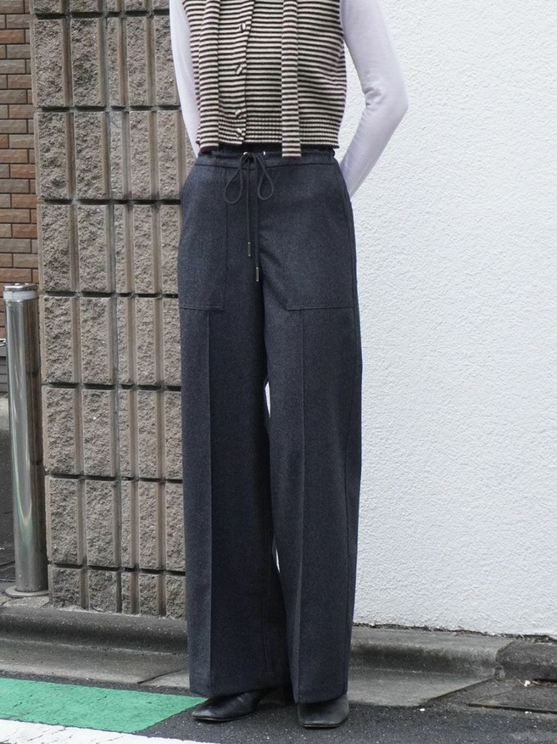 WOMENS】THE TRACK PANTS[CHARCOAL GRAY] | 1LDK (ワンエルディーケー