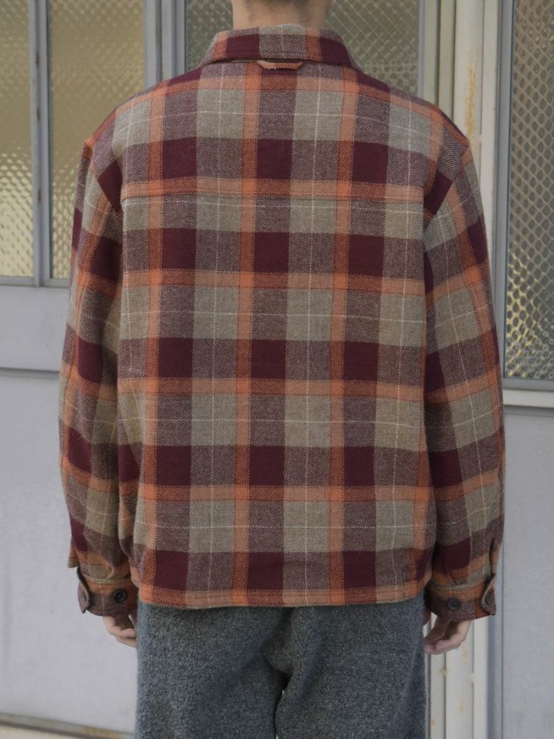 REFINE-WOOL CHK DRIZZLER[BEIGE CHECK] | 1LDK (ワンエルディーケー