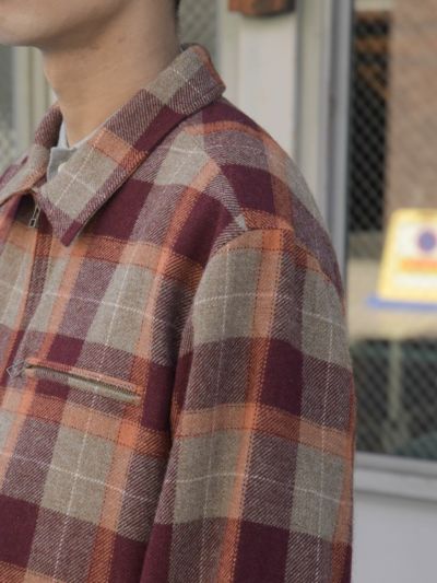 REFINE-WOOL CHK DRIZZLER[BEIGE CHECK] | 1LDK (ワンエルディーケー