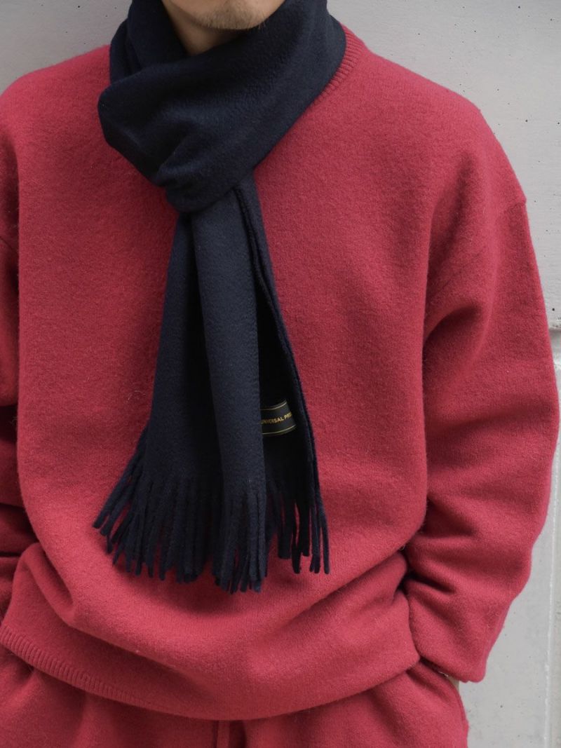 CASHMERE STOLE[NAVY] | 1LDK (ワンエルディーケー) 公式サイト