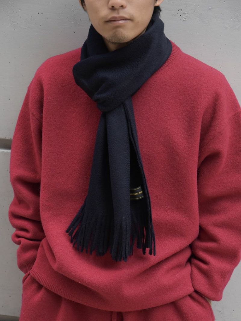 CASHMERE STOLE[NAVY] | 1LDK (ワンエルディーケー) 公式サイト