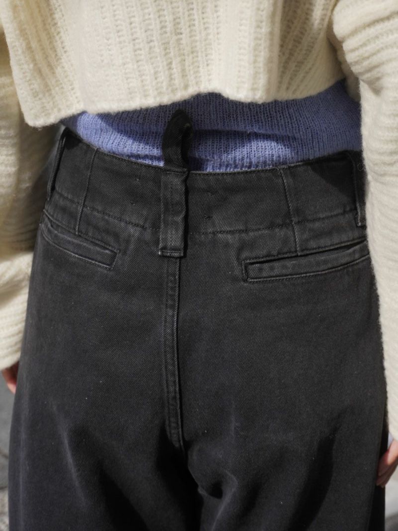 AKERMAN DENIM PANT[WASHED BLACK] | 1LDK (ワンエルディーケー) 公式