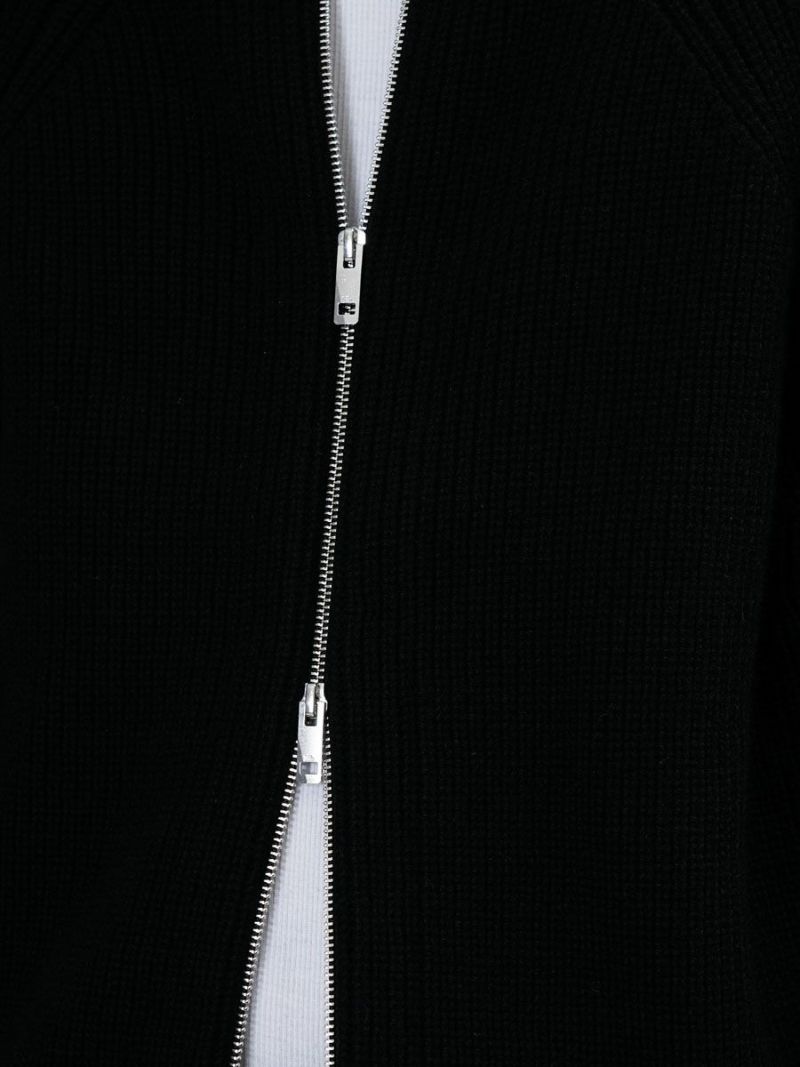 THE RERACE ブラックカシミヤ シルクドライバーズニット RERACS