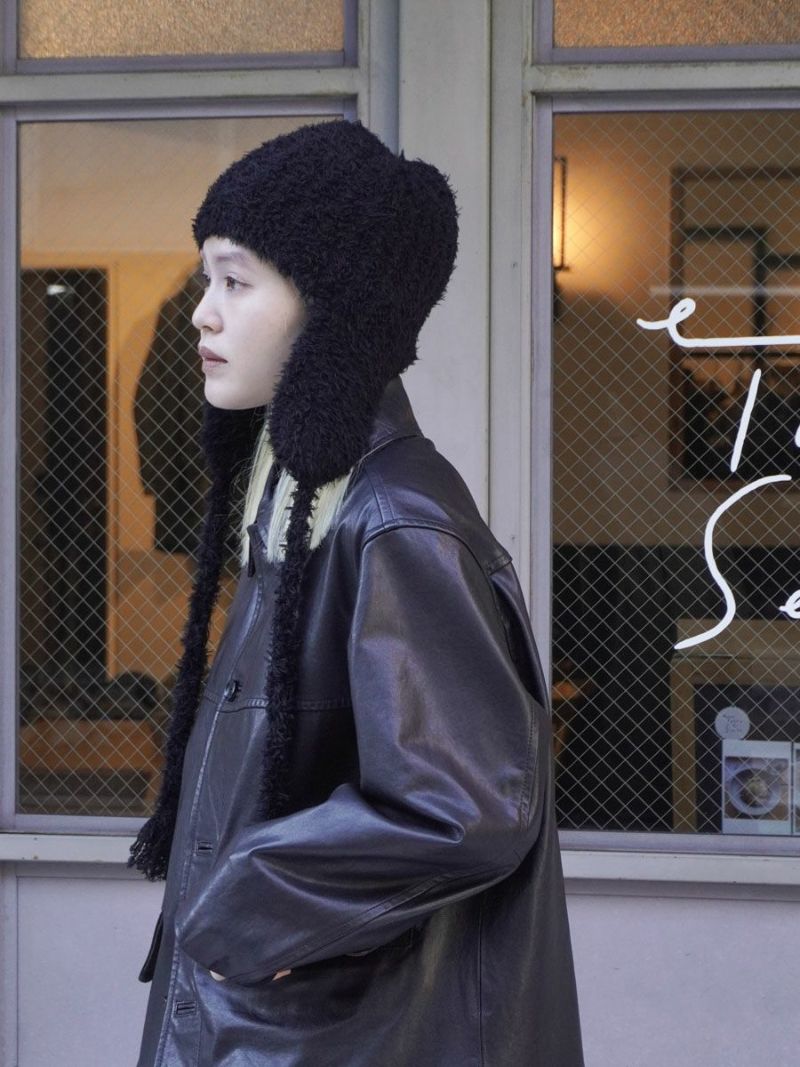 POODLE FUR EAR BEANIE[BLACK] | 1LDK (ワンエルディーケー) 公式サイト