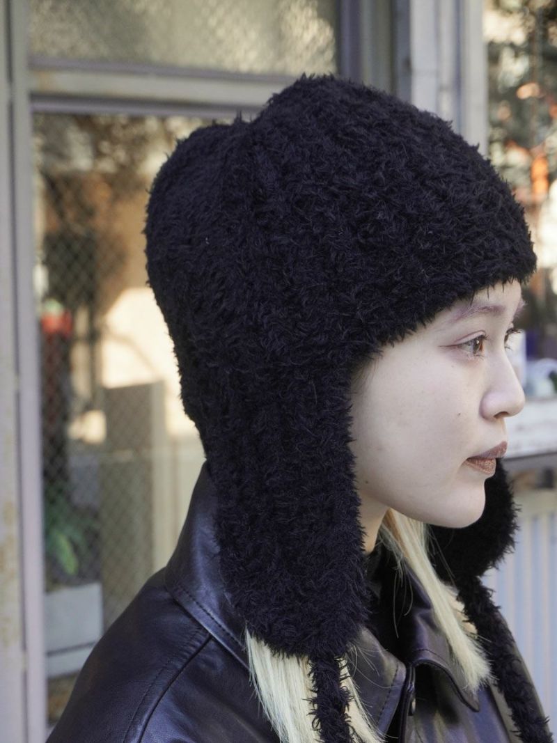 POODLE FUR EAR BEANIE[BLACK] | 1LDK (ワンエルディーケー) 公式サイト