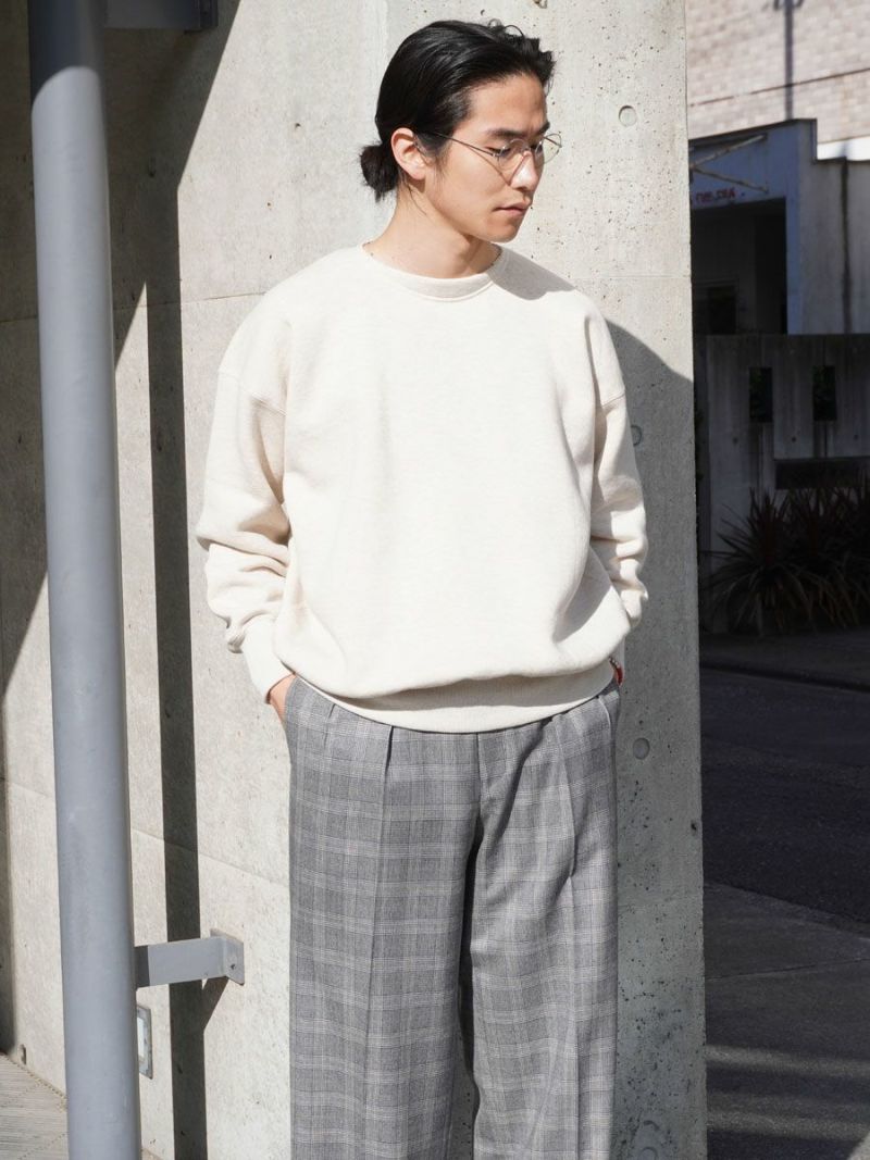 Crew Neck Long Sleeve[OATMEAL] | 1LDK (ワンエルディーケー) 公式サイト