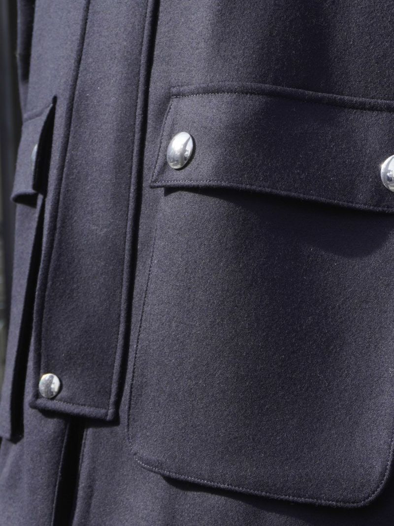 BRITISH MELTON FISHING COAT[DARK NAVY] | 1LDK (ワンエルディーケー