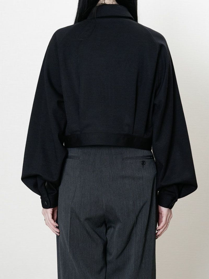 WOMENS】CPO SUPER SHORT BLOUSE[BLACK] | 1LDK (ワンエルディーケー