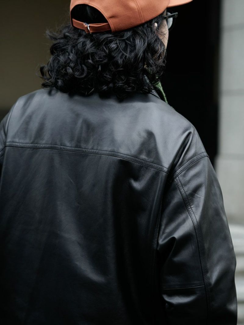 Unlikely Zero Leather Trucker JKT[BLACK] | 1LDK (ワンエルディー