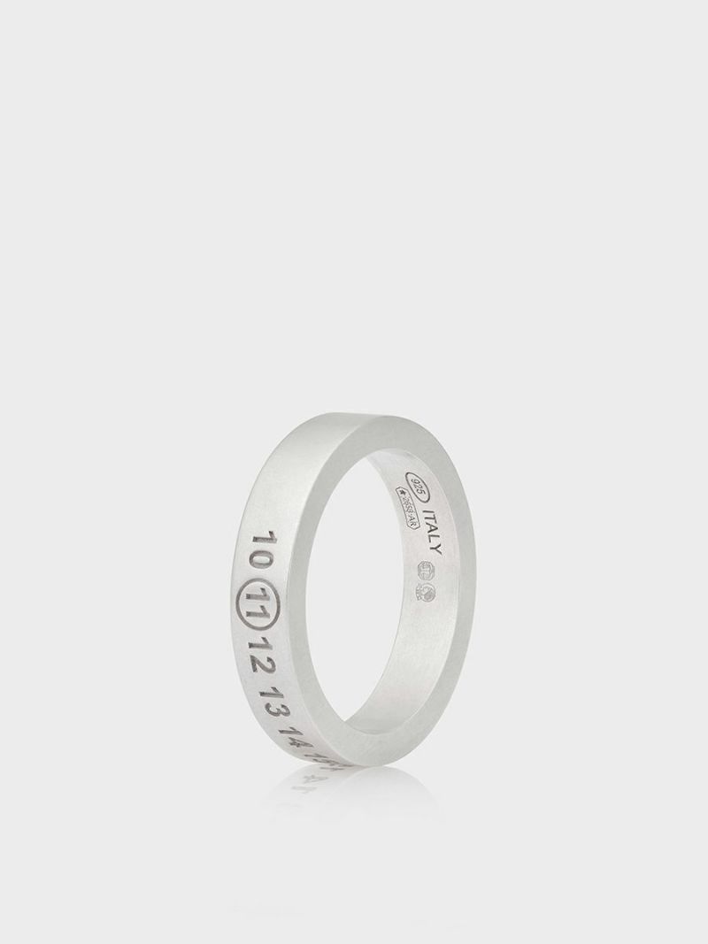 NUMBER REFERENCE RING 4mm[SILVER] | 1LDK (ワンエルディーケー) 公式