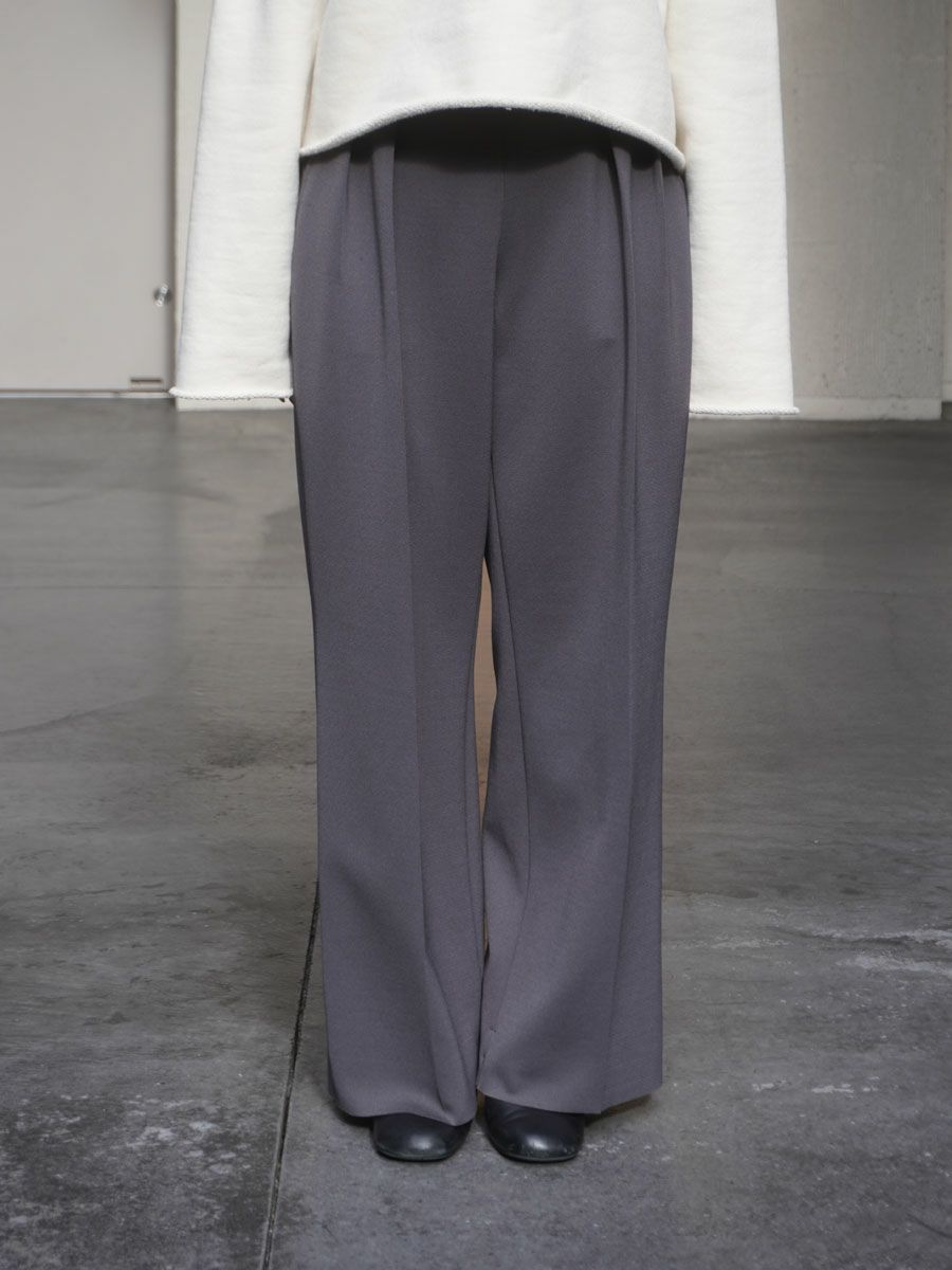 Amunzen 2tuck wide pants[GRAY] | 1LDK (ワンエルディーケー) 公式サイト