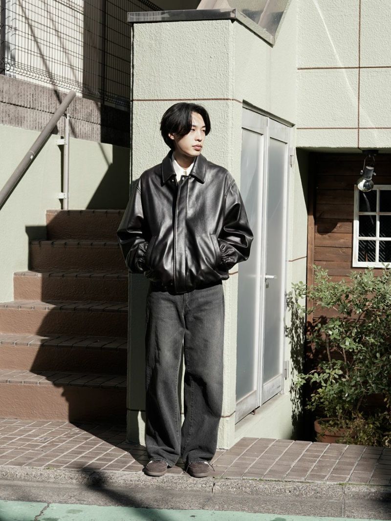 SHEEP LEATHER ZIP SHORT JACKET[DARK BROWN] | 1LDK (ワンエルディー