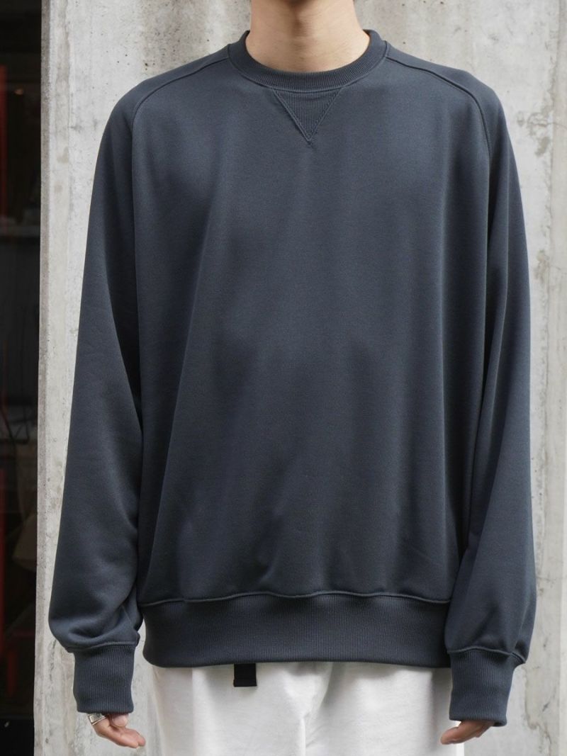 TECH SWEAT CREW FREEDOM SLEEVE[INK BLACK] | 1LDK (ワンエルディー