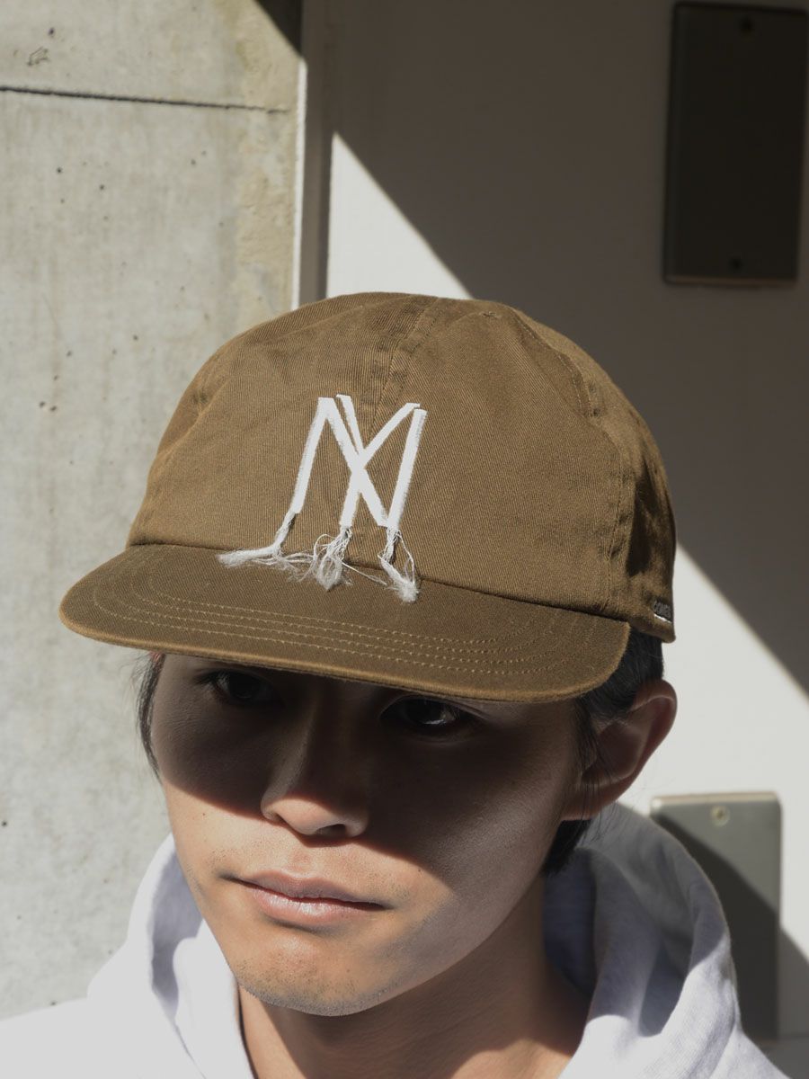 NY PIGMENT DYE CAP (Drop a thread)[BROWN] | 1LDK (ワンエルディー
