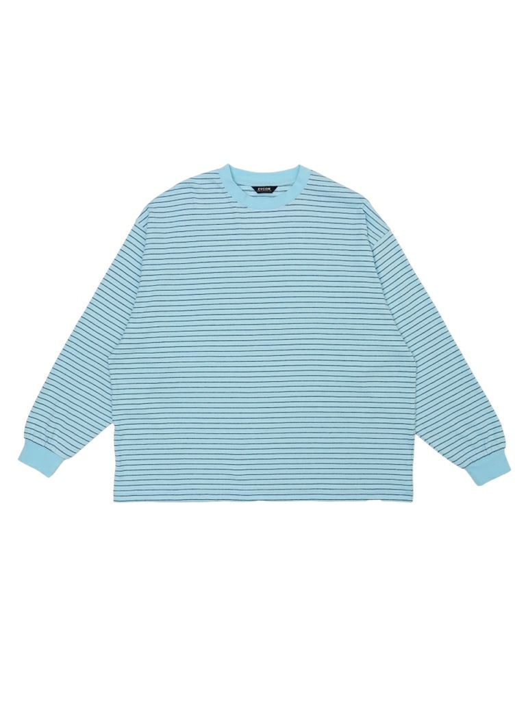 BORDER WIDE L/S TEE[SAX] | 1LDK (ワンエルディーケー) 公式サイト