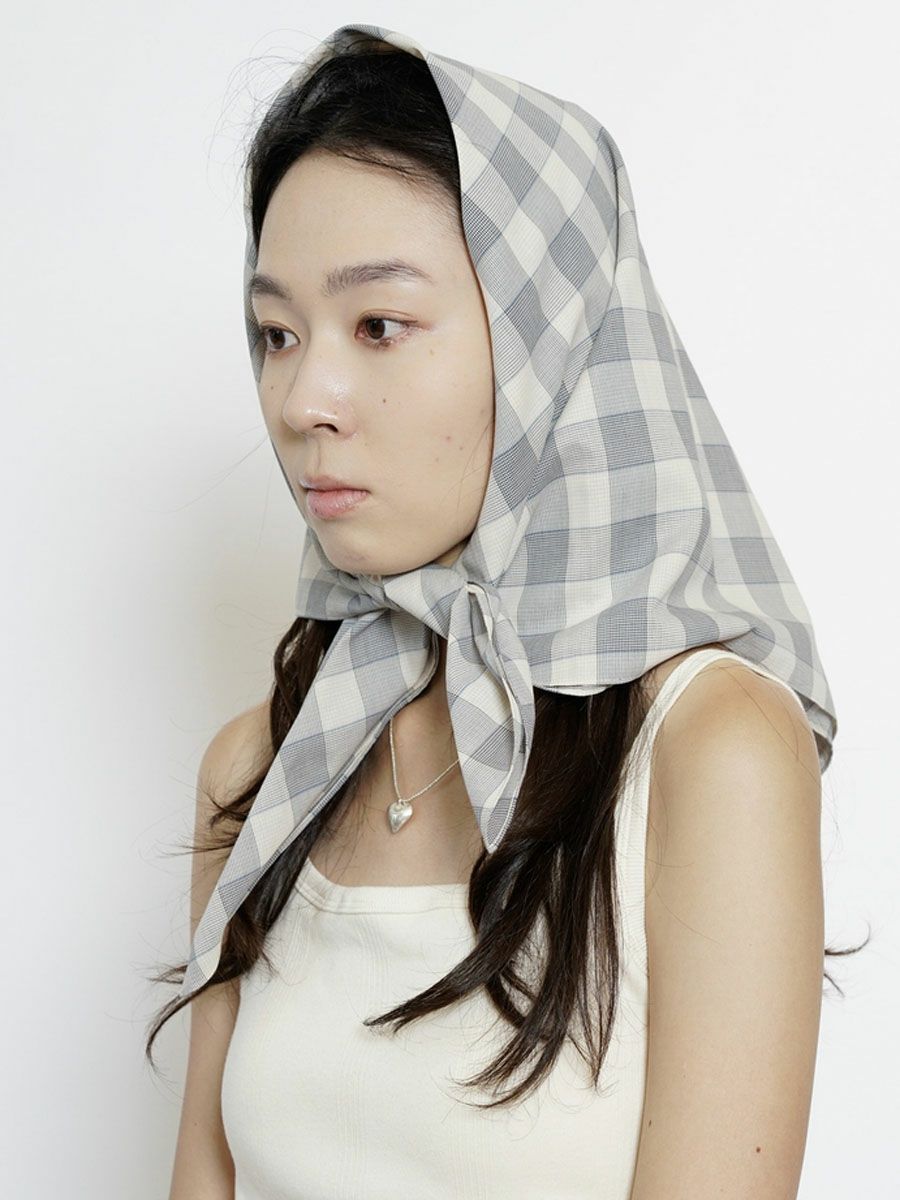ORIGINAL CHECK BIG BANDANA[BLUE] | 1LDK (ワンエルディーケー) 公式