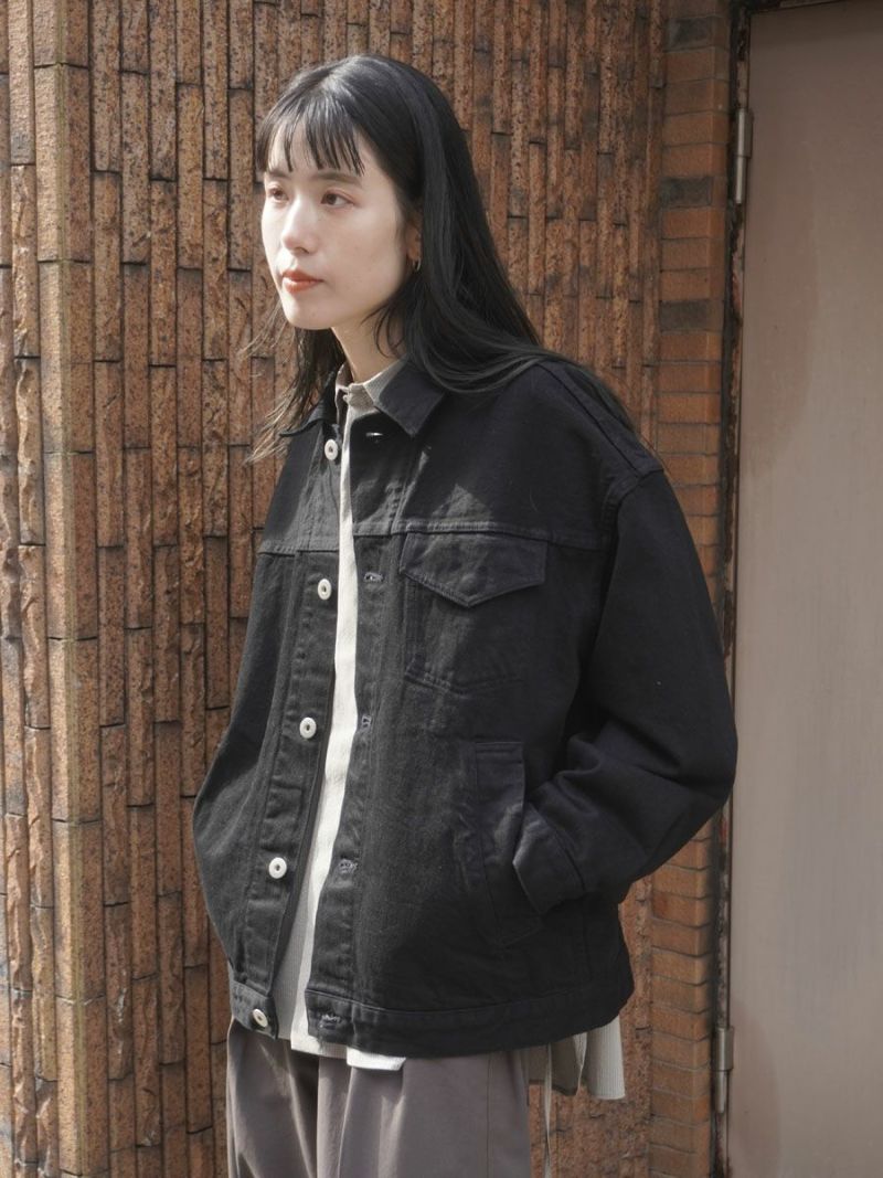 DENIM JACKET[BLACK] | 1LDK (ワンエルディーケー) 公式サイト