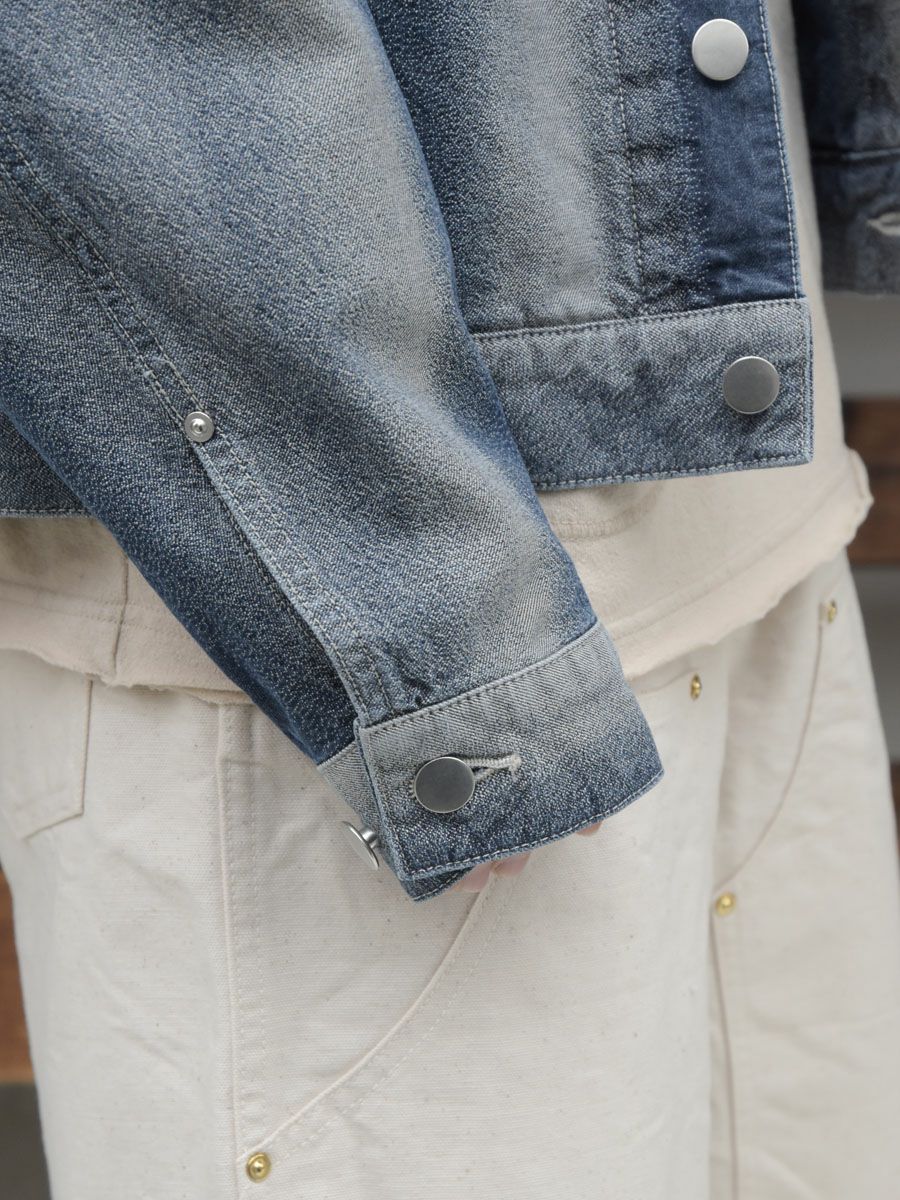 GRADATION DENIM JACKET[SAX] | 1LDK (ワンエルディーケー) 公式サイト