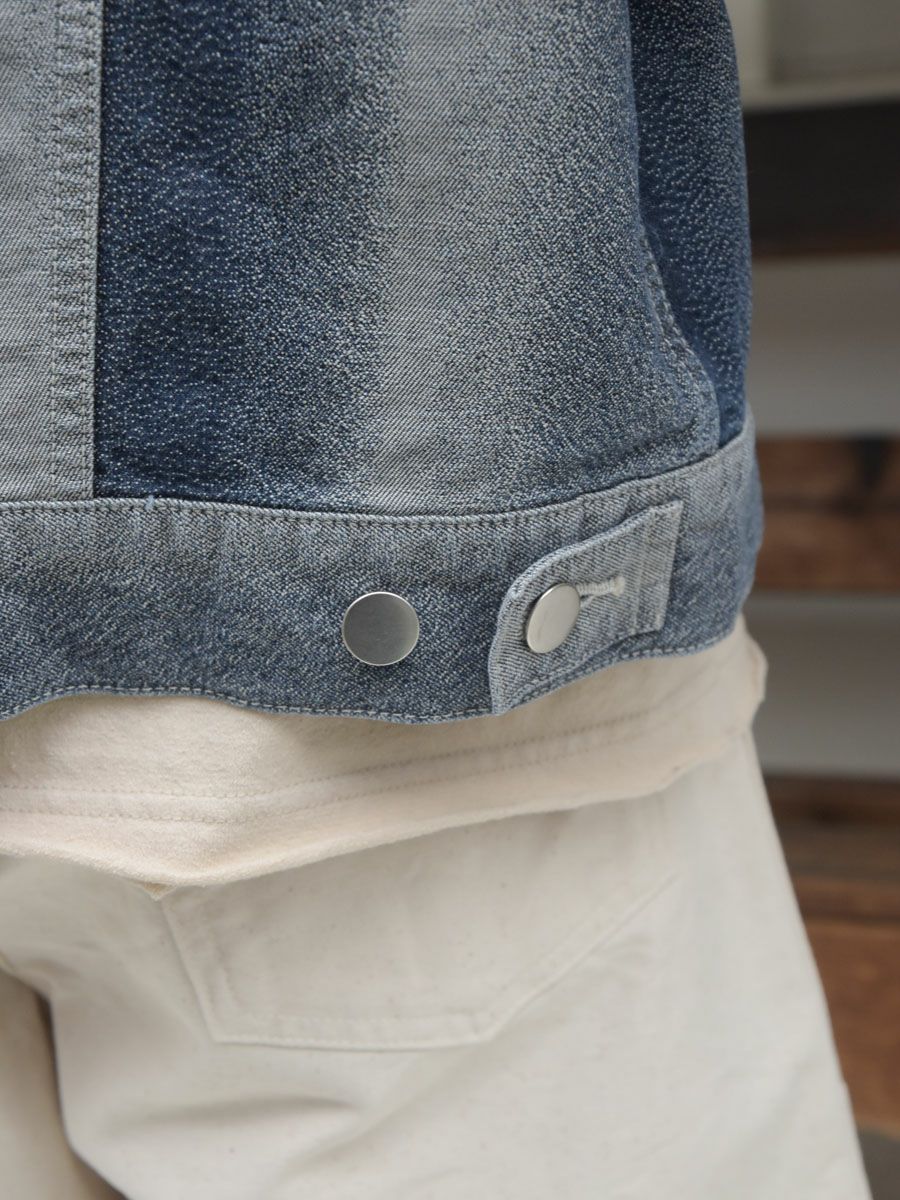 GRADATION DENIM JACKET[SAX] | 1LDK (ワンエルディーケー) 公式サイト
